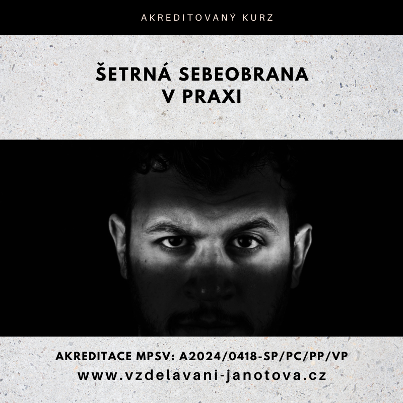 Akreditovaný kurz Šetrná sebeobrana v praxi 2024